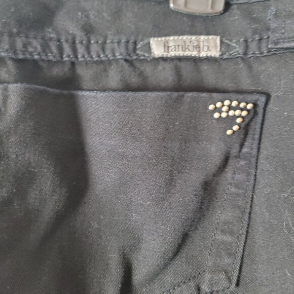 Frankie B. Low Rise Black Jeans Womens Slim Fit Cotton/Spandex 26 Waist 33" Inse - Picture 9 of 16